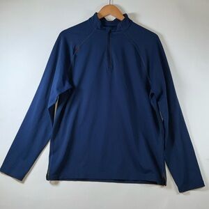 RHONE Navy Blue Quarter-Zip Pullover
